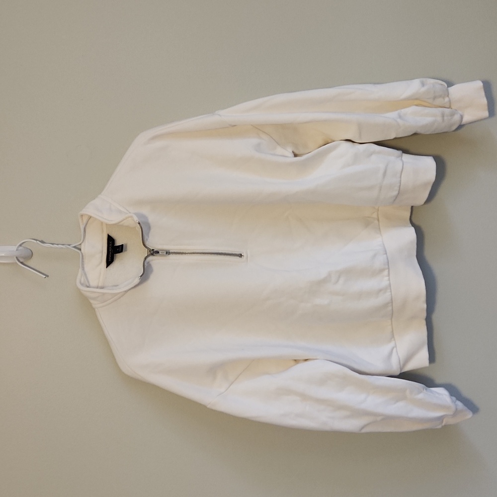 Banana Republic Cropped Quarter Zip